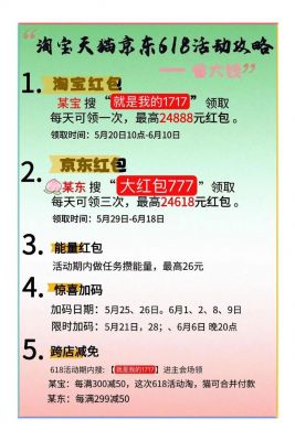 淘宝618红包多少（淘宝618红包一般有多少）